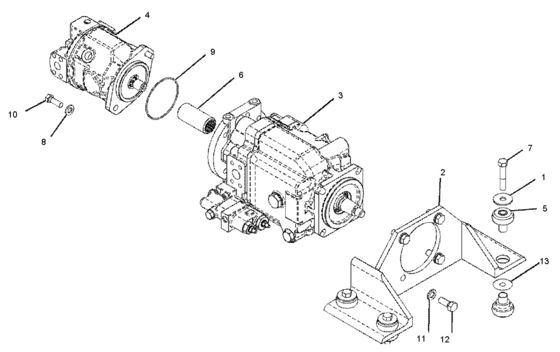 1694882 CA1694882 169-4882 10R2511 Pour le CAT 120H 12H 135H 140H 143H 160H 163H GRADER MOTOR pompe hydraulique principale pompe à piston pompe ASSY pompe GP-PISTON après-vente de haute qualité originaire