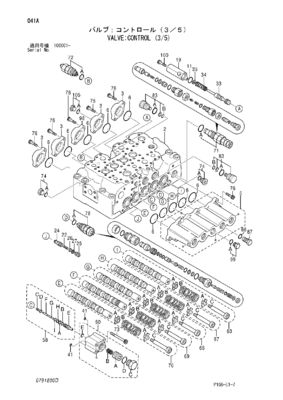 4398652 4454201 4372039 Pour HITACHI ZX200LC ZX200-3G ZX225US ZX240-AMS Excavatrice hydraulique soupape de commande principale Construction de machines pièces détachées de haute qualité Original