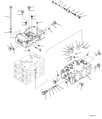 723-43-13400 723-43-13600 723-44-13400 723-44-13600 Pour Komatsu WA470-6A WA480-6 Téléchargeurs à roues Ventilateur de commande hydraulique