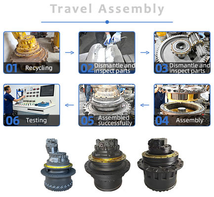 Precisely Engineered Komatsu PC2000-8 Mining Excavator Final Drive Travel Motor Travel Gearbox 21T-27-00300 21T-27-00410